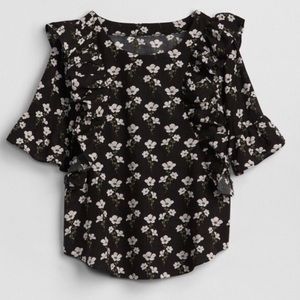 🌸SALE🌸 GAP Floral Ruffle Blouse